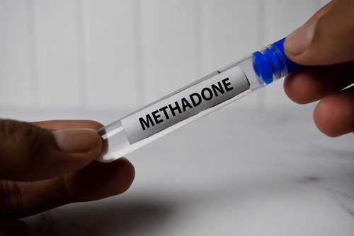 Vile labeled Methadone